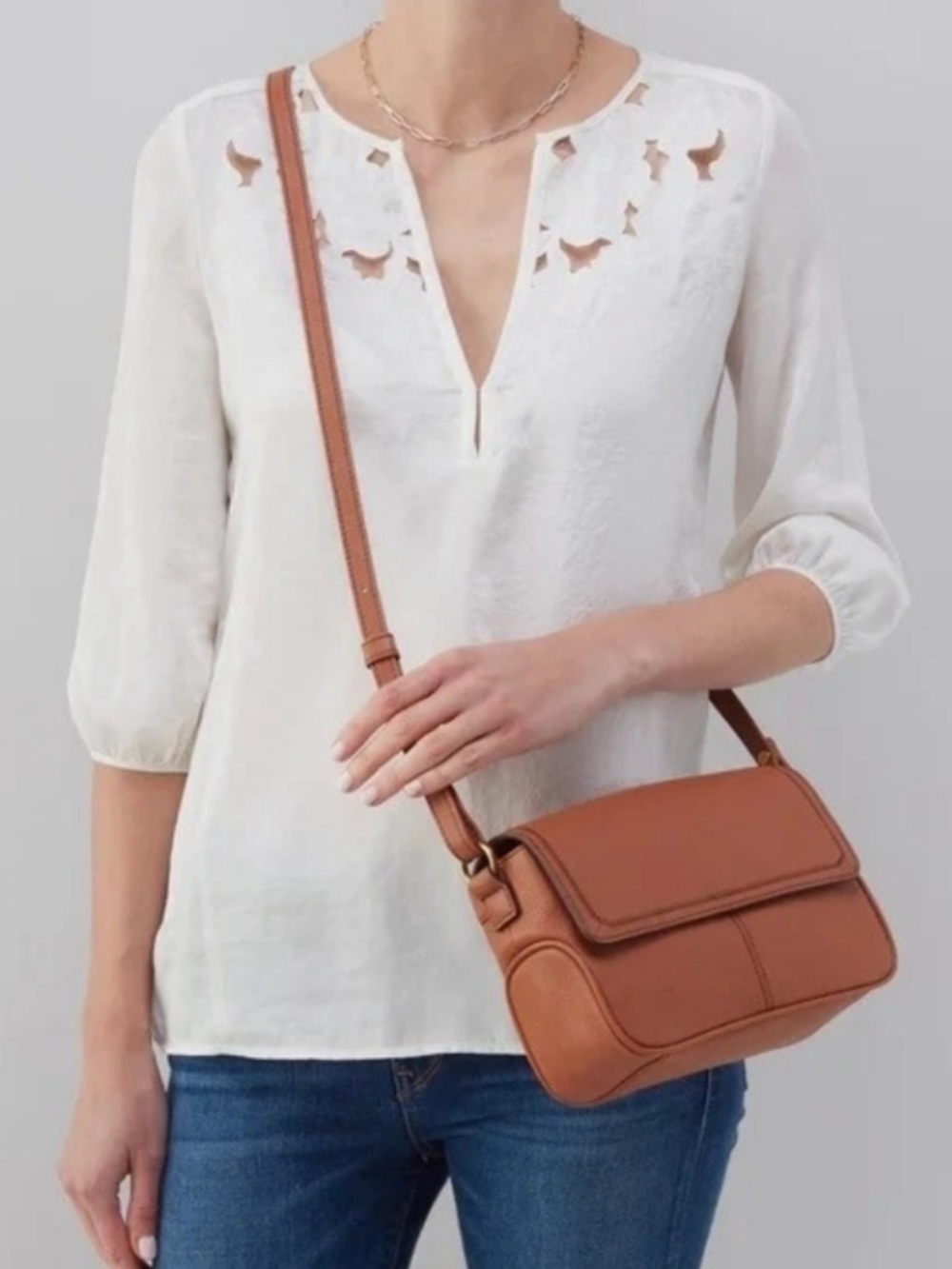 Hobo Autry Leather Crossbody Bag